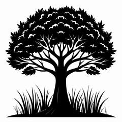 Obraz premium vector illustration of a tree