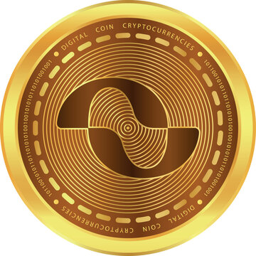 boundless-zkc cryptocurrency logos on abstract background. 3d illustrations.