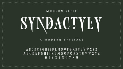 Elegant ligature alphabet letters font logo. Typography luxury classic lettering serif fonts decorative wedding vintage retro logos, design for fashion shop and brand vector illustration © ch