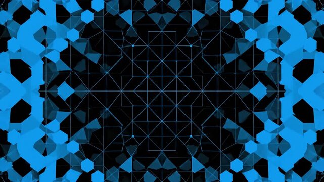 Minimalist Geometric Evolution Showcase the elegant simplicity and continuous transformation of basic shapes.