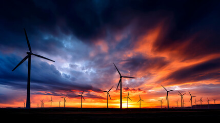 Obraz premium Planet Earth clean air and nature relying on renewable resources. Ecological concept of alternative sustainable energy for an ecologically clean planet. Concept of ecology and environmental protection