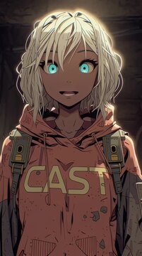 Una joven guerrera en un entorno post-apocal&iacute;ptico.