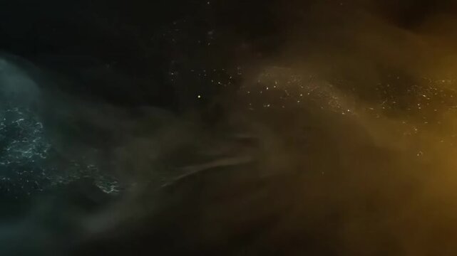 Volumetric Duotone Haze Loop Volumetric haze effect with a duotone color scheme and subtle shimmer, designed for endless looping.