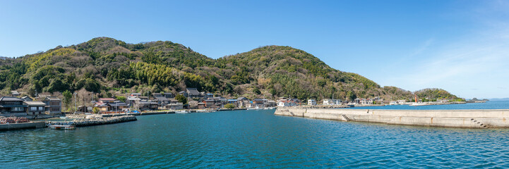 山口県光市牛島の集落