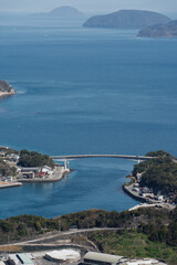 上盛山展望台から見える上関大橋