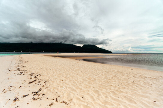View of the White Island in Camiguin, Philippines.