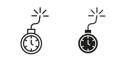 Deadline icon. modern vector symbols set © mila