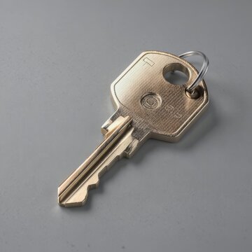 House Key with Combination A key that has a combination lock bui