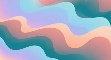 Abstract colorful wavy background graphic design for digital and print