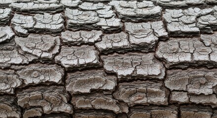 Obraz premium Close-up of Rough Tree Bark Texture for Nature and Organic Backgrounds