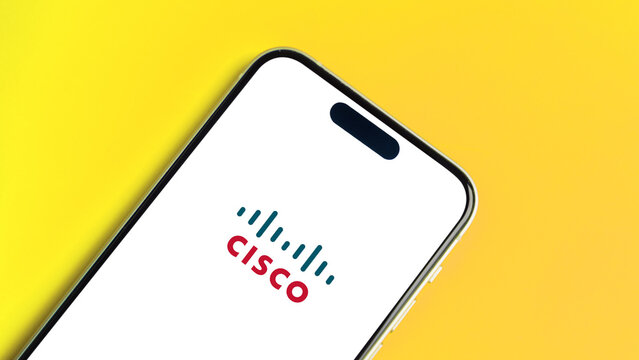 Cisco logo displayed on a smartphone screen &ndash; Delhi, India &ndash; June 04, 2025