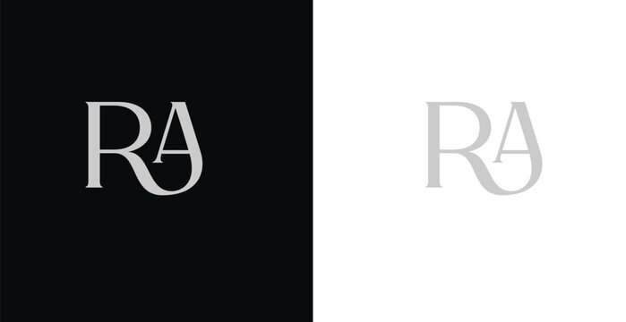 RA logo desing and monogram logo