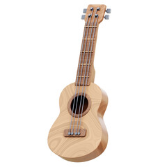 Fototapeta premium Ukulele: A beautifully crafted ukulele, showcasing the elegance of musical instruments.
