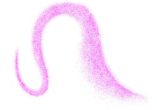 puple glitter wave light effect transparent illustration