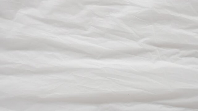 White plastic bag texture background stop motion