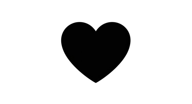 A large heart icon with a symbolic design on a plain background