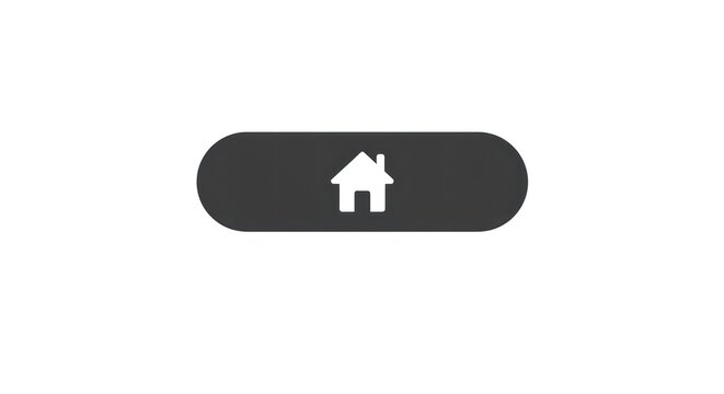 A home icon appears on a rounded rectangle button.