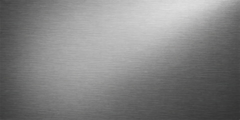 Obraz premium Brushed silver metal texture background with shiny stainless steel surface and industrial metallic pattern