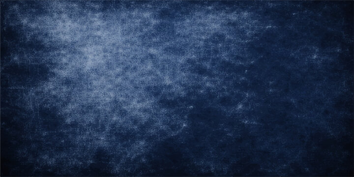 Abstract dark blue grunge sky background with stormy clouds smoky light and textured atmosphere