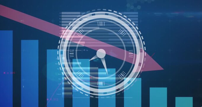 Animation of envelope over binary coding on blue background