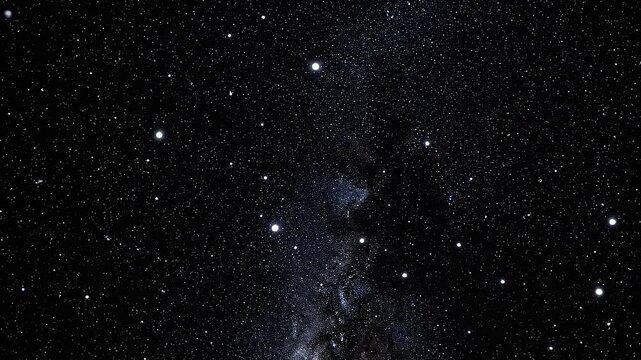 Sparkling Starfield Animation Mesmerizing Cosmic Scene with Stars, Galaxy, Space, Animation, Veo