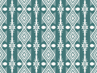 Intricate black and white tribal mandala seamless pattern for luxury packaging.