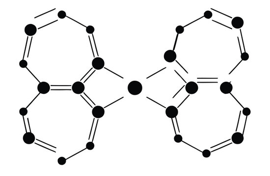 Chemical Content Icon Science Hazard Symbol Vector