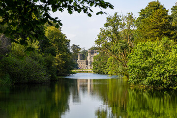 Naklejka premium the famous Johnstown Castle in the county Wexford, Ireland