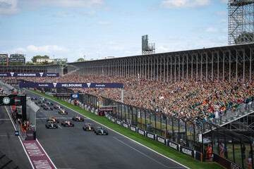 Naklejka premium 2026 Formula 1 Australian Grand Prix - Sunday