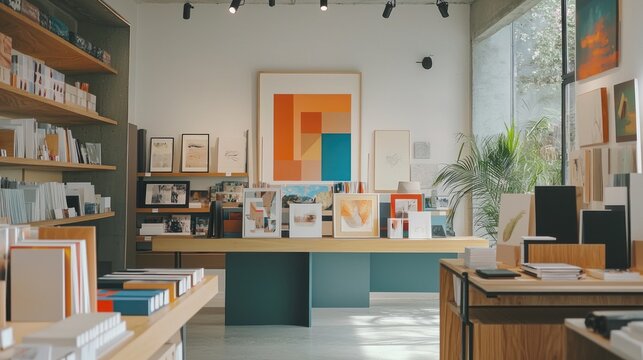 Modern retail store interior