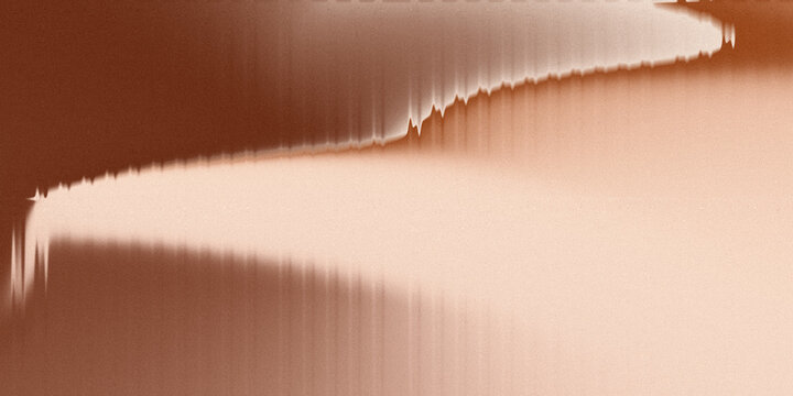 Brown tan cream earthy tones abstract background with jagged vertical streaks and wave-like distortion