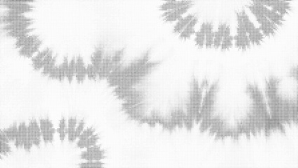 Abstract halftone pattern with black dots on vector illustration