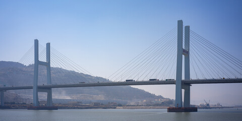 Fototapeta premium Xiazhang Bridge, Zhangzhou, Fujian