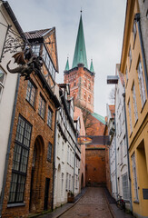 Fototapeta premium St. Peter Church in Lübeck, Germany