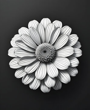 Zinnia Cheerful Symmetry