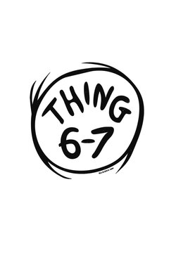 The Cat in The Hat Signature Collection Thing 6-7 Youth svg