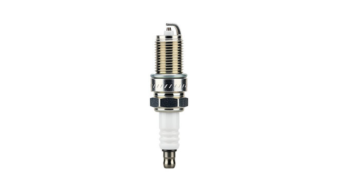 Spark Plug Isolated on White Background.