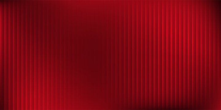 Modern red gradient on a black background with glossy glass stripes and soft waves creating a distorted abstract simple modern