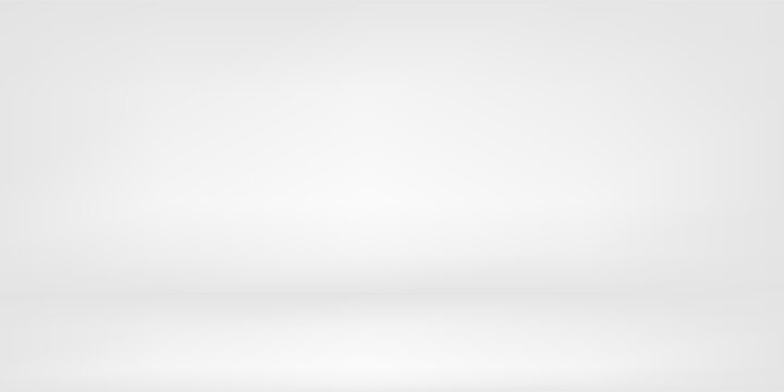 Modern color gray gradient spotlight curve line room perspective texture background.  Studio backdrop wallpaper light radius wall white astract