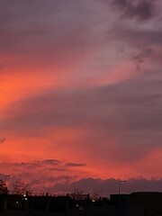 Fototapeta premium sunset in the city