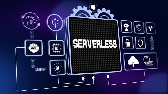 Serverless computing technology for automated cloud scaling, efficient web app development and digital cost optimization