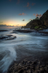 Obraz premium Wonderful Sunset in Parangtritis Beach