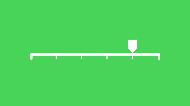 Animated Timeline Icon Progress Bar Illustration for Business Project Management and Scheduling