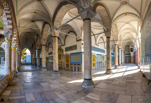 The Revan Pavilion view in Topkapi Palace. Topkapi Palace is popular tourist attraction in the Turkey.