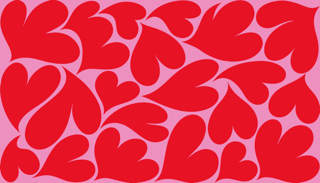 Gemini said

Seamless pattern with red floral heart flowers vector illustration for vintage textile wallpaper and love ornament background