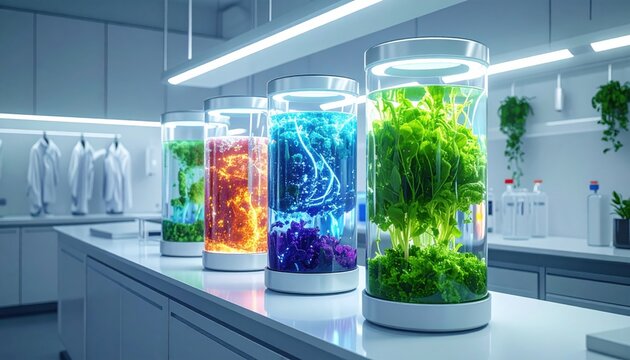 Automated Vertical Farming Systems Cultivating Nutrient-Rich Microorganisms in a Laboratory Setting