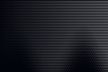 Obraz premium Abstract dark gray and black horizontal striped background vector with subtle gradient and textured bottom edge for modern design