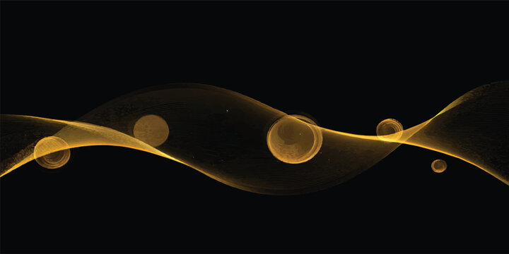 Abstract smoke on a black background creates a flowing water wave design featuring a colorful pike lure and fishing hook illustration