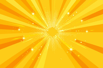 Obraz premium Bright Yellow Burst Background