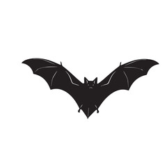 Fototapeta premium Eastern Red Bat Silhouette Set – Black and White Vector IllustrationEastern Red Bat Vector Silhouette Collection – Isolated Black White ClipartFlying Eastern Red Bat Silhouettes Pack – Wildlife Ve